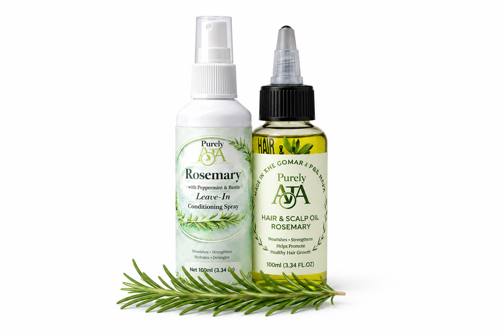 The Snow White Bundle - Purely Ava Leave-In Conditioning Spray and Hair & Scalp Oil