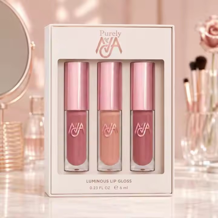 Purely Ava Whimsical Lip Collection - Luminous Lip Gloss 3 Pack